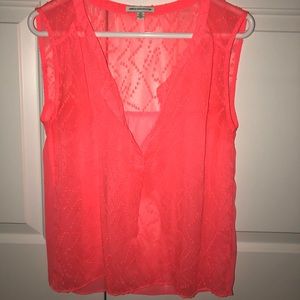 American eagle blouse size small in peach